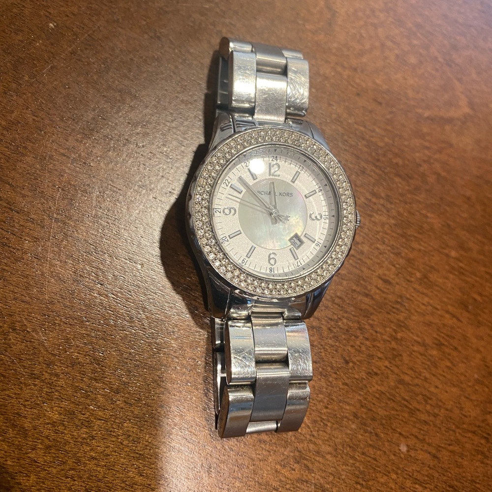 Silver Michael Kors watch
